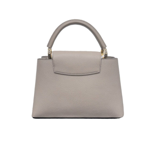 Louis Vuitton Capucines PM Calfskin Grey