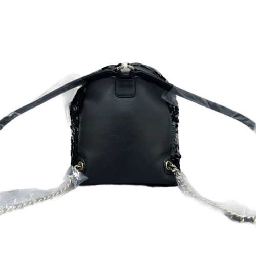 Chanel Coco Cocoon Backpack Sequin Black