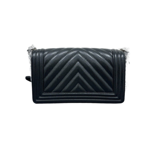 Chanel Quilted Medium Boy Flap Caviar Black