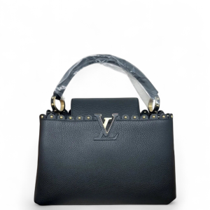 Louis Vuitton Capucines PM Calfskin Black