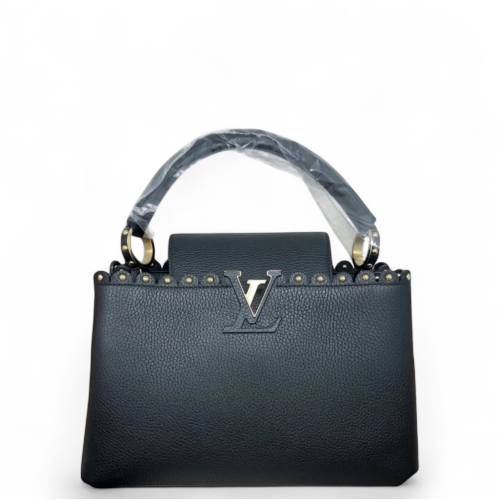 Louis Vuitton Capucines PM Calfskin Black