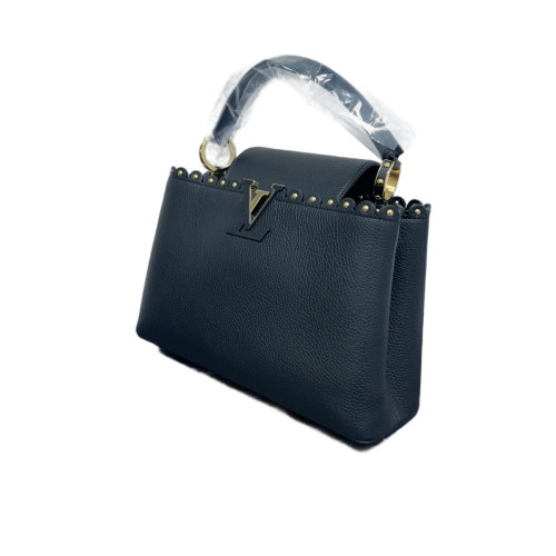Louis Vuitton Capucines PM Calfskin Black