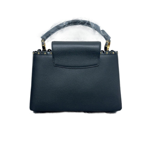 Louis Vuitton Capucines PM Calfskin Black