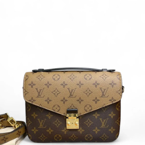 Louis Vuitton Pochette Metis Reverse Monogram Brown Louis Vuitton Pochette Metis Reverse Monogram Brown