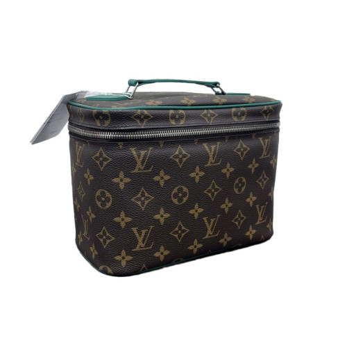 Louis Vuitton Top Handle Vanity Case Monogram Green Brown