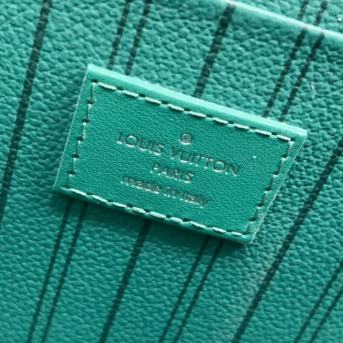 Louis Vuitton Top Handle Vanity Case Monogram Green Brown