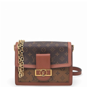 Louis Vuitton Dauphine MM Reverse Monogram Brown Louis Vuitton Dauphine MM Reverse Monogram Brown