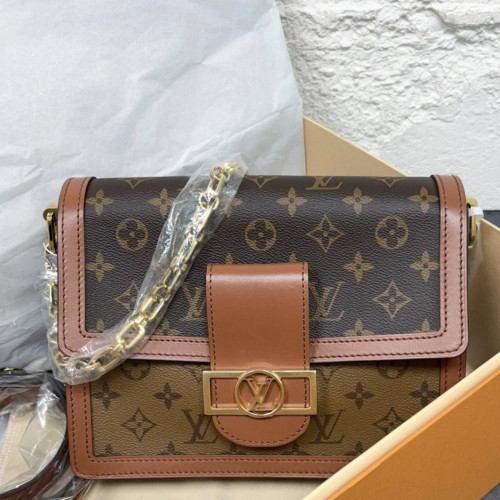 Louis Vuitton Dauphine MM Reverse Monogram Brown
