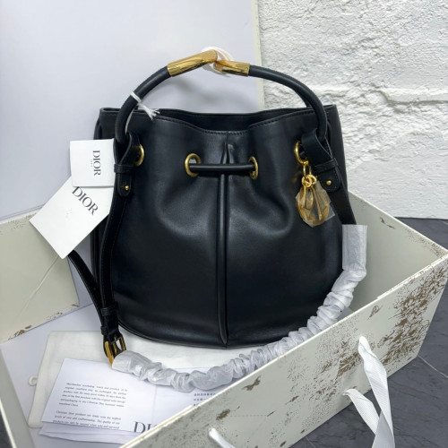 Dior Bucket Calfskin Black