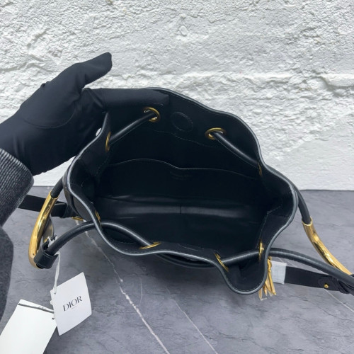 Dior Bucket Calfskin Black