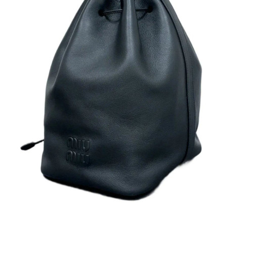 Miu Miu Bucket Calfskin Black