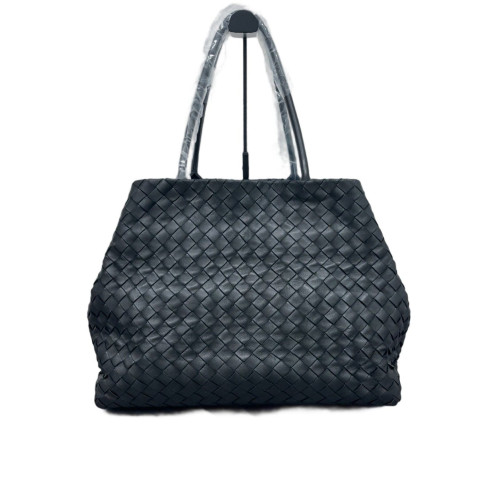 Bottega Veneta Tote Bag Calfskin Intrecciato Black