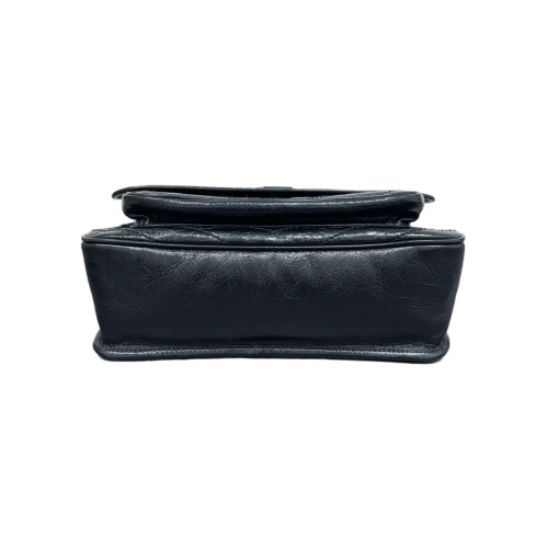 Yves Saint Laurent Medium Niki Chain Pull Up Leather Black Yves Saint Laurent Medium Niki Chain Pull Up Leather Black