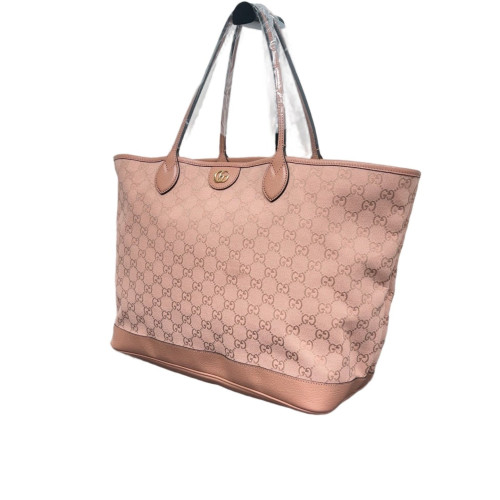 Gucci Ophidia Shopping Tote GG Supreme Monogram Pink Gucci Ophidia Shopping Tote GG Supreme Monogram Pink