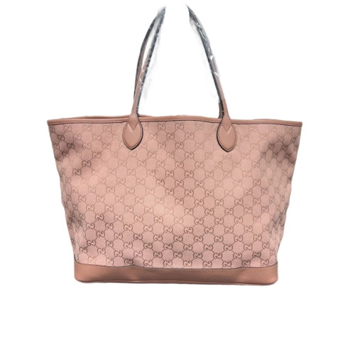 Gucci Ophidia Shopping Tote GG Supreme Monogram Pink Gucci Ophidia Shopping Tote GG Supreme Monogram Pink