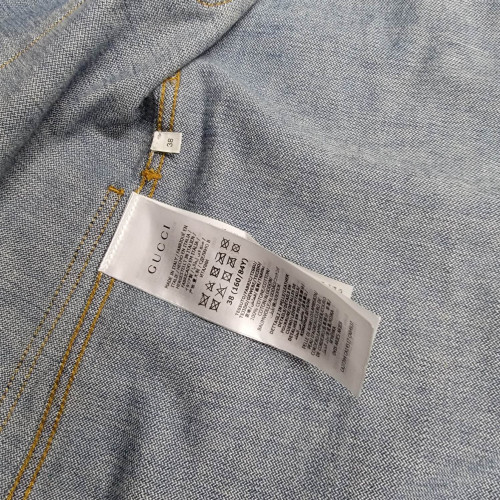 Gucci Horsebit Vest Denim Blue