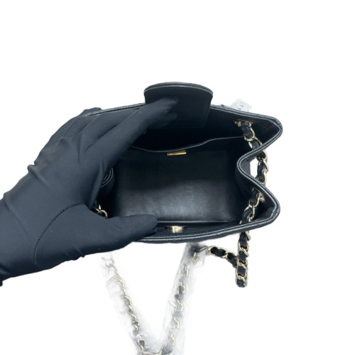 Chanel Tote Bag Grained Calfskin Black Chanel Tote Bag Grained Calfskin Black