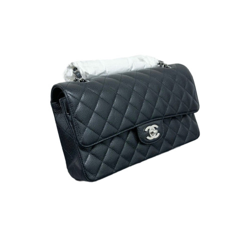 Chanel Quilted Medium Double Flap Caviar Black Chanel Quilted Medium Double Flap Caviar Black
