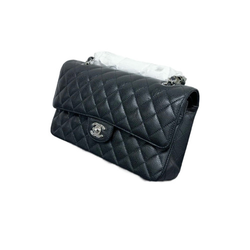 Chanel Quilted Medium Double Flap Caviar Black Chanel Quilted Medium Double Flap Caviar Black