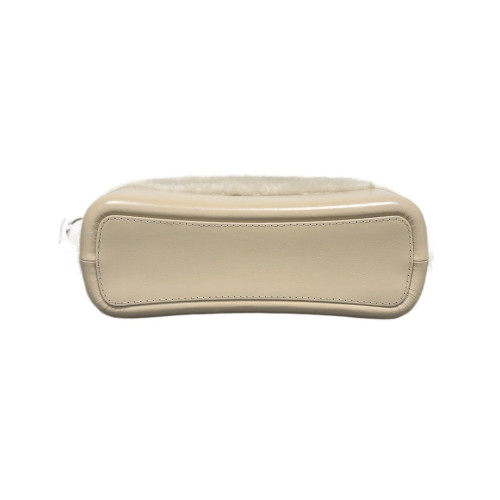 Chanel Medium Gabrielle Hobo Shearling Calfskin Natural Tan