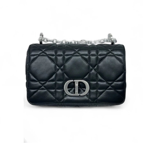 Dior Small Caro Bag Calfskin Black Dior Small Caro Bag Calfskin Black