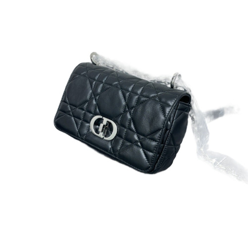 Dior Small Caro Bag Calfskin Black Dior Small Caro Bag Calfskin Black