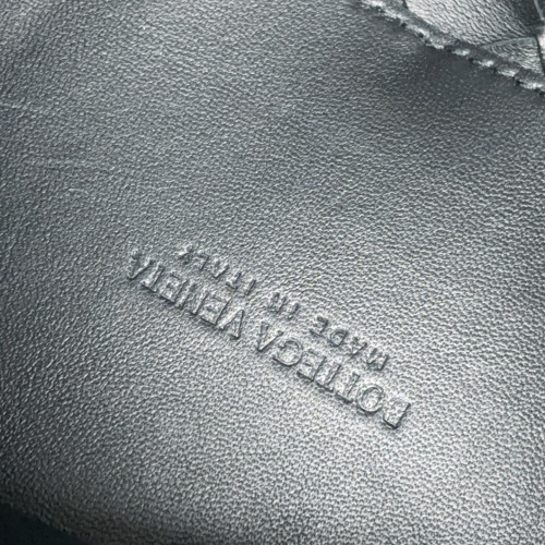 Bottega Veneta Small Andiamo Top Handle Bag Calfskin Intrecciato Black