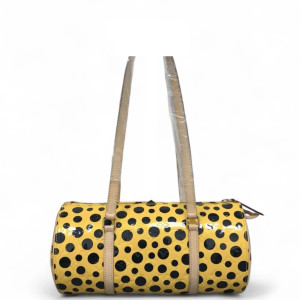 Louis Vuitton X Yayoi Kusama Papillon 30 Vernis Yellow Black