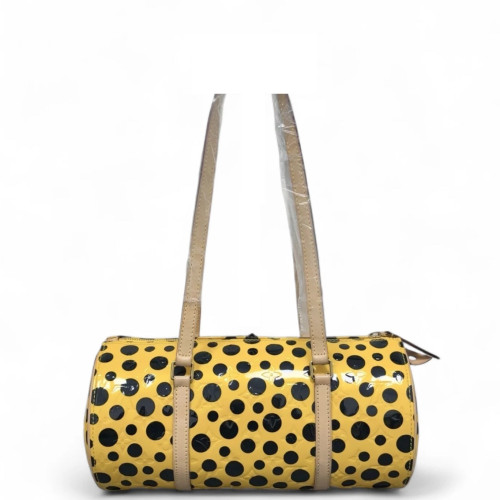 Louis Vuitton X Yayoi Kusama Papillon 30 Vernis Yellow Black Louis Vuitton X Yayoi Kusama Papillon 30 Vernis Yellow Black