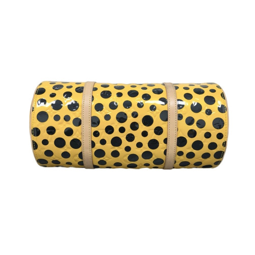 Louis Vuitton X Yayoi Kusama Papillon 30 Vernis Yellow Black Louis Vuitton X Yayoi Kusama Papillon 30 Vernis Yellow Black