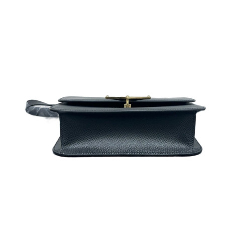 Prada Shoulder Bag Saffiano Calfskin Black