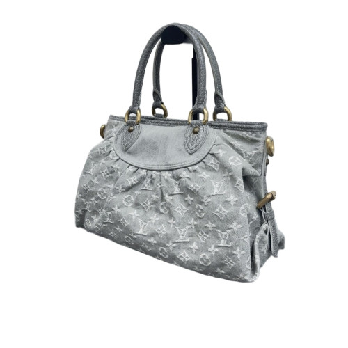 Louis Vuitton Neo Cabby MM Denim Monogram Grey
