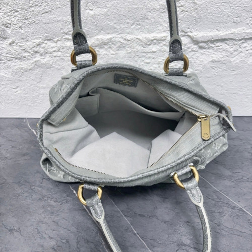 Louis Vuitton Neo Cabby MM Denim Monogram Grey
