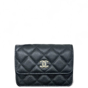 Chanel Quilted Waist Belt Bag Caviar Black