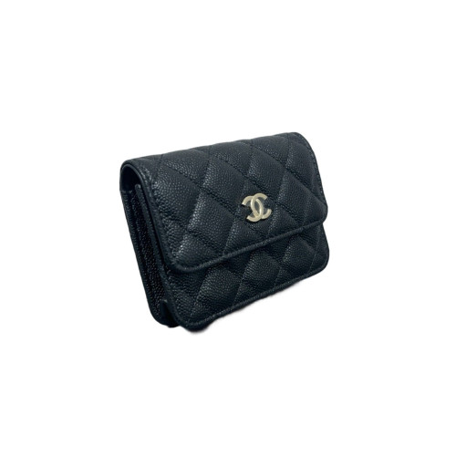 Chanel Quilted Waist Belt Bag Caviar Black