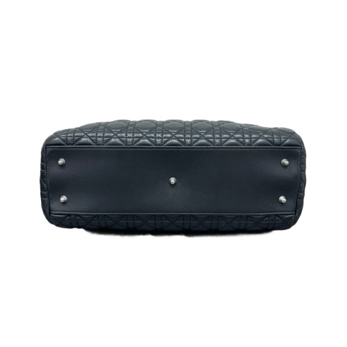 Dior Large Dior Soft Shopping Tote Calfskin Black
