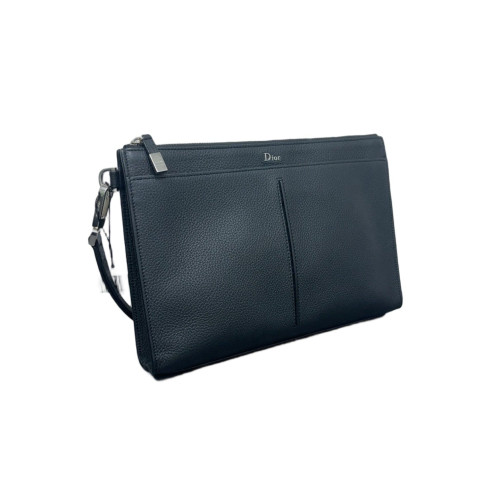 Dior Bill Pouch Grained Calfskin Black
