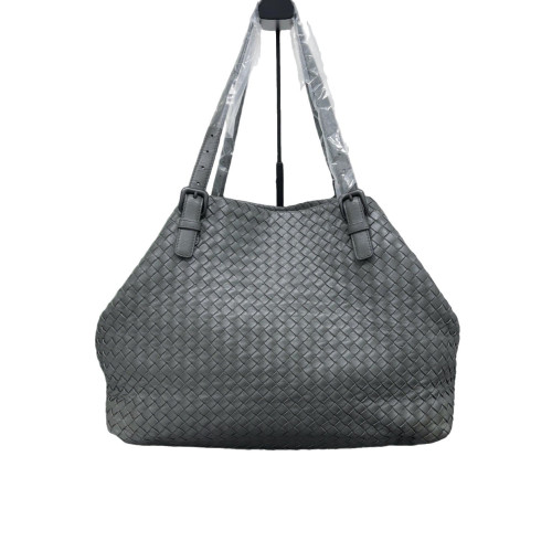 Bottega Veneta Tote Bag Calfskin Intrecciato Grey