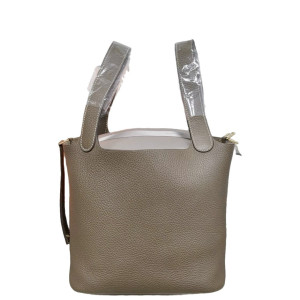 Hermes Picotin 22 Taurillon Clemence 18 Etoupe