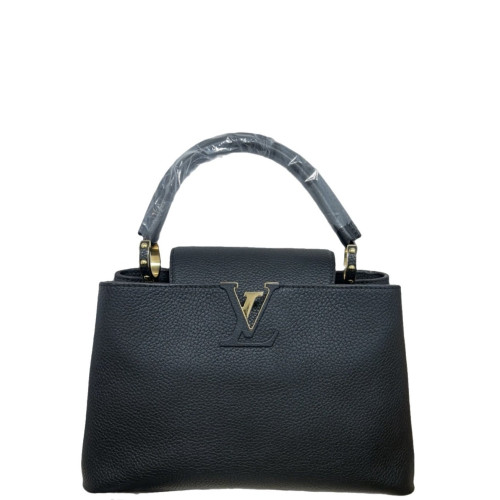 Louis Vuitton Capucines PM Calfskin Black