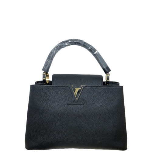 Louis Vuitton Capucines PM Calfskin Black