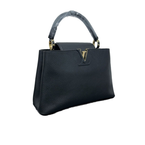 Louis Vuitton Capucines PM Calfskin Black