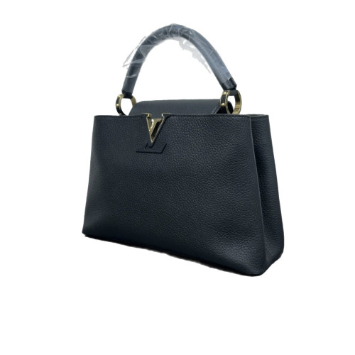 Louis Vuitton Capucines PM Calfskin Black