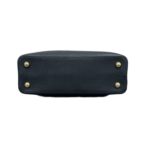 Louis Vuitton Capucines PM Calfskin Black