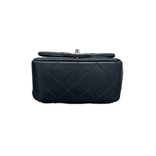 Chanel Quilted Mini Square Flap Lambskin Black