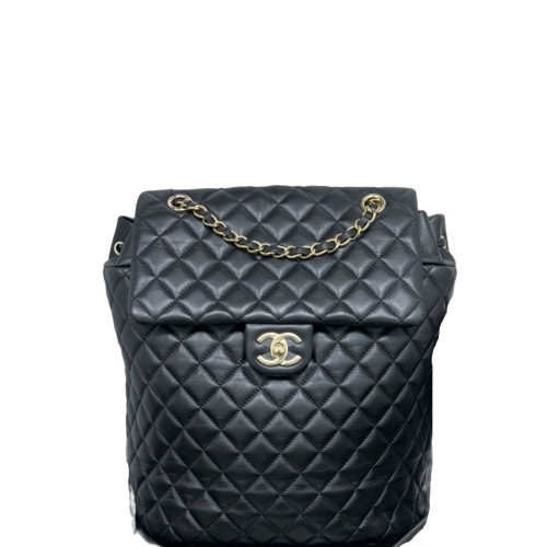 Chanel Quilted Small Salzburg Backpack Lambskin Black