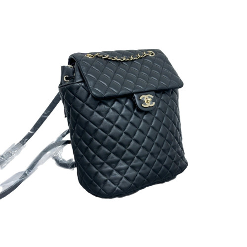 Chanel Quilted Small Salzburg Backpack Lambskin Black