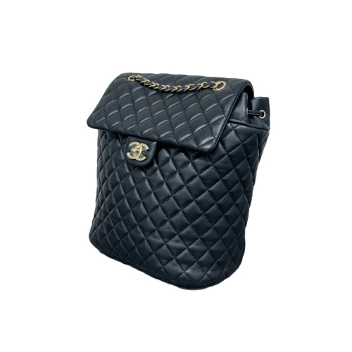 Chanel Quilted Small Salzburg Backpack Lambskin Black