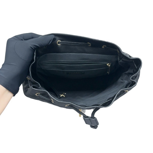 Chanel Quilted Small Salzburg Backpack Lambskin Black