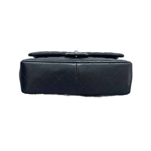 Chanel Quilted Jumbo Double Flap Calfskin Black